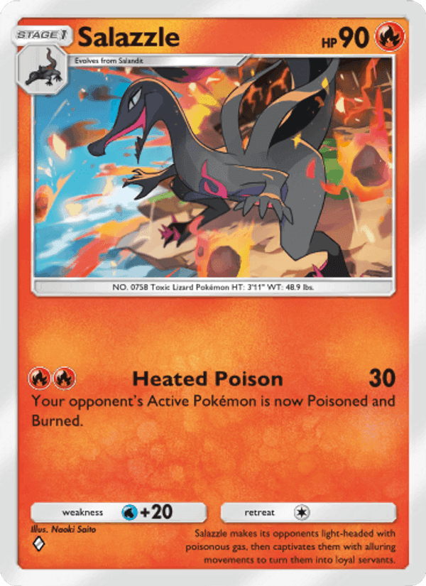Carta Pokémon Salazzle 036