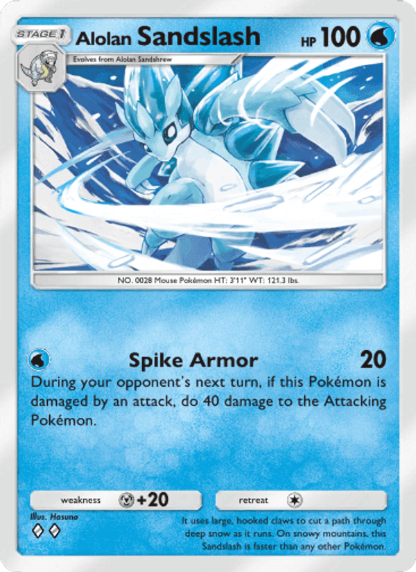 Carta Pokémon Alolan Sandslash 039