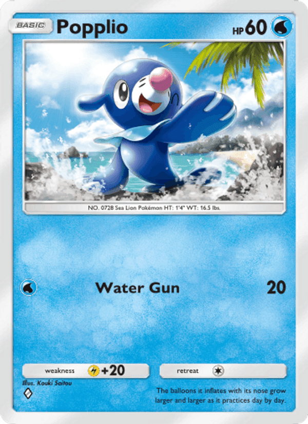 Carta Pokémon Popplio 046