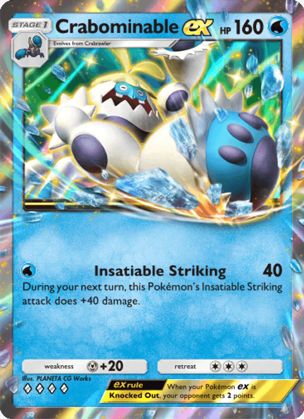 Carta Pokémon Crabominable ex 049