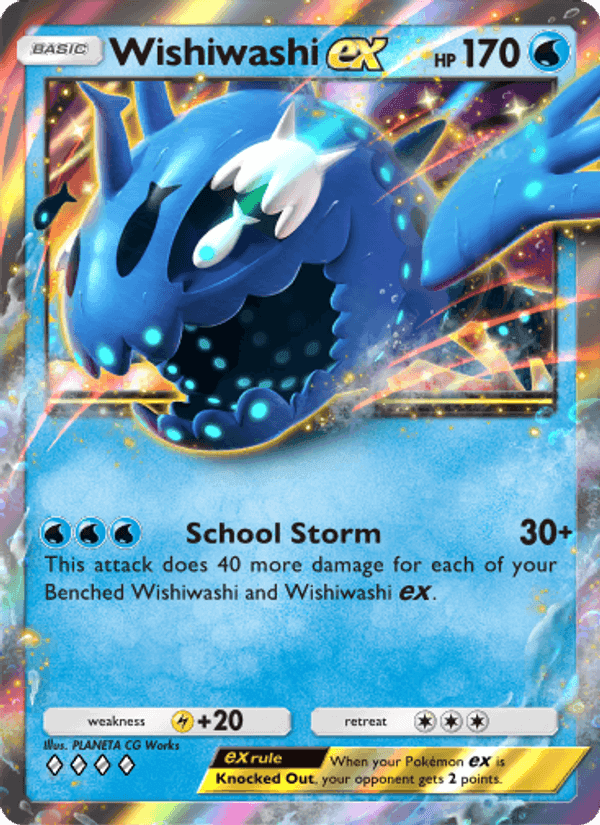 Carta Pokémon Wishiwashi ex 051