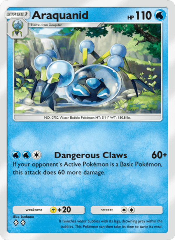 Carta Pokémon Araquanid 053