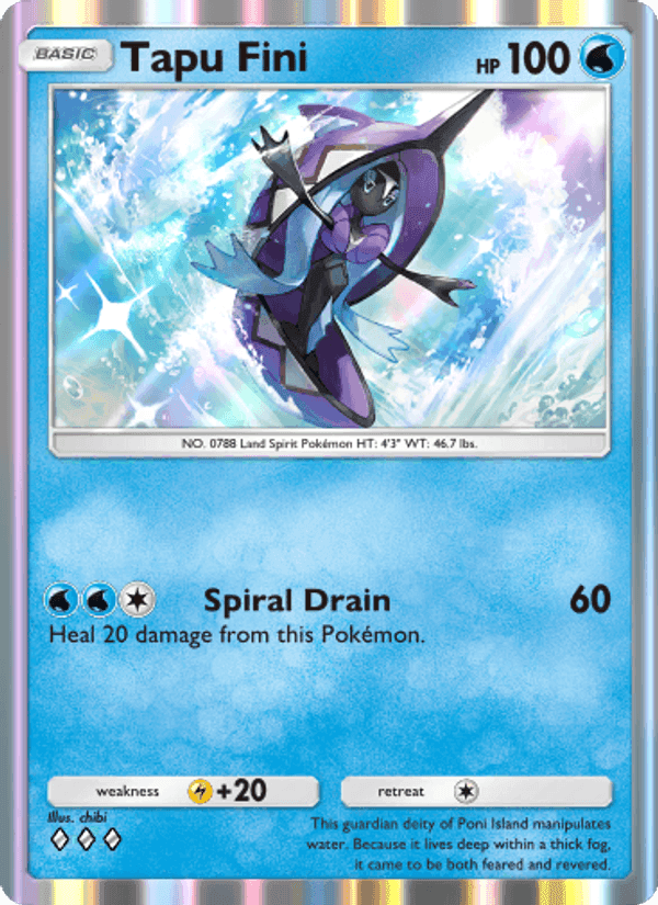 Carta Pokémon Tapu Fini 056