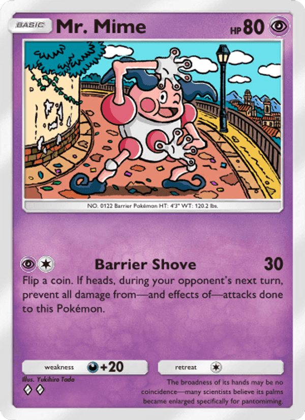 Carta Pokémon Mr. Mime 069
