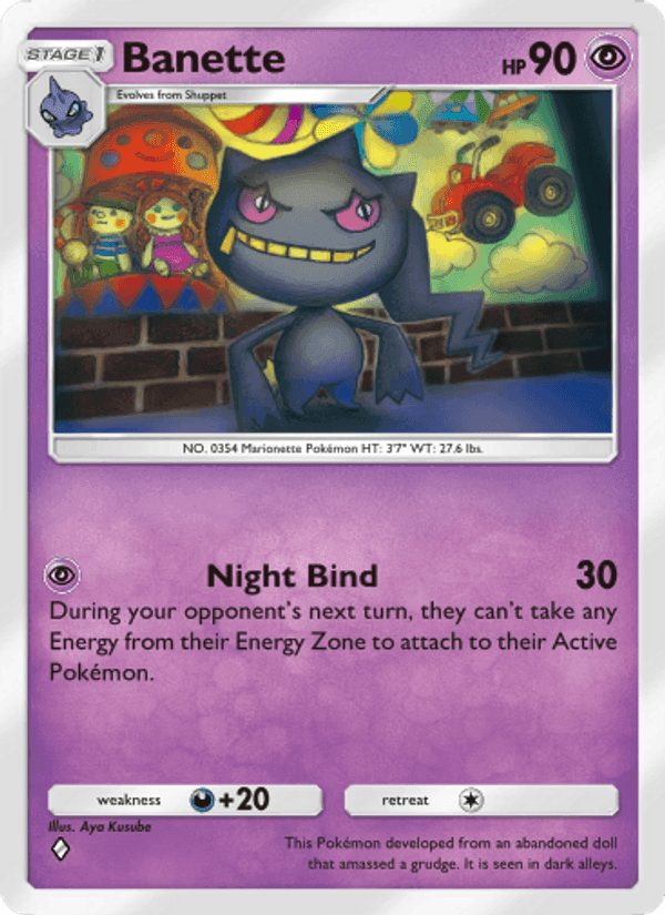 Carta Pokémon Banette 075 de A3