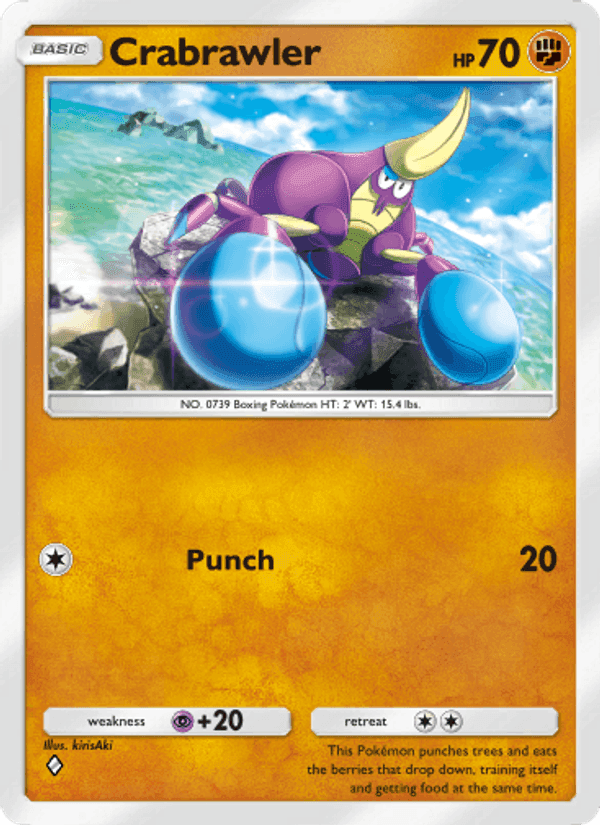 Carta Pokémon Crabrawler 097