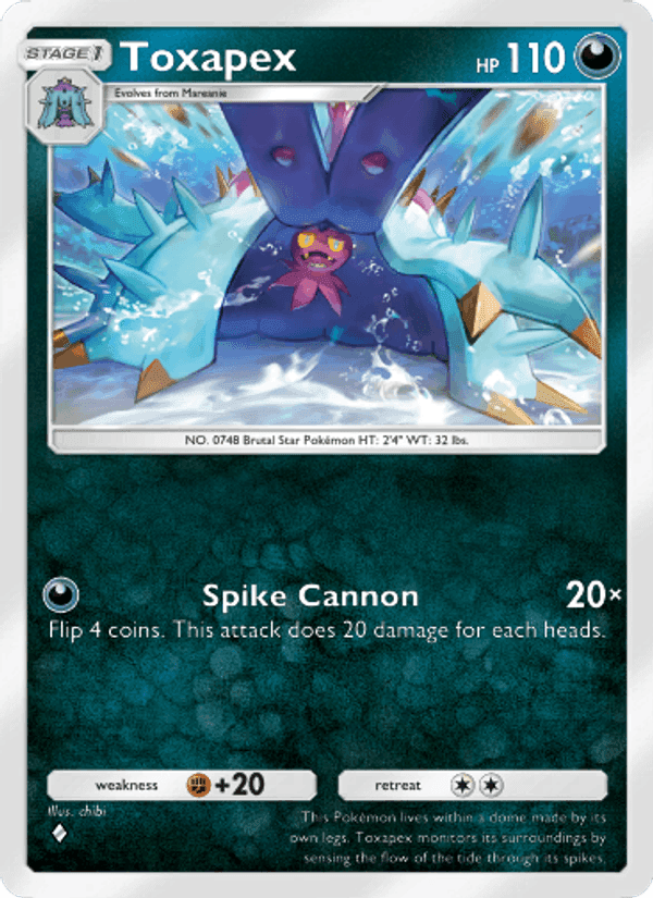 Carta Pokémon Toxapex 116