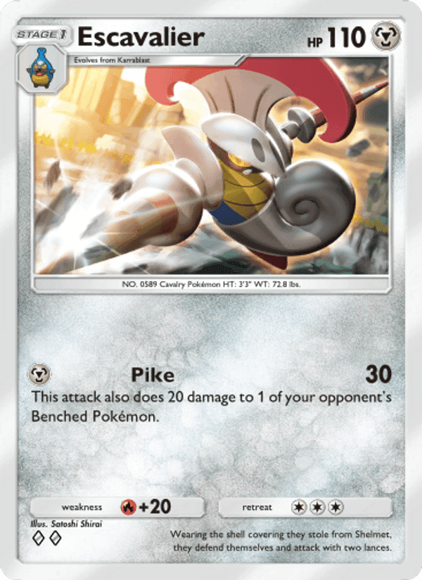Carta Pokémon Escavalier 120