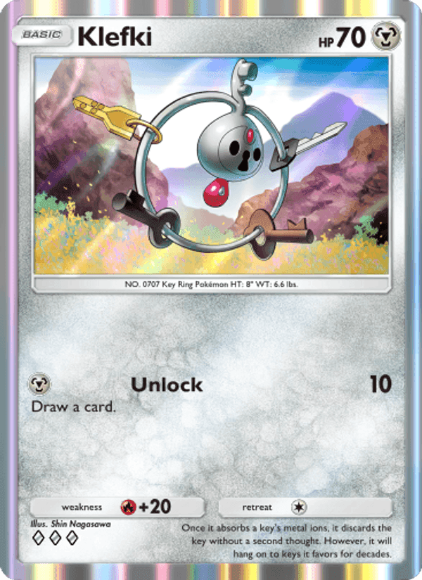 Carta Pokémon Klefki 121 de A3