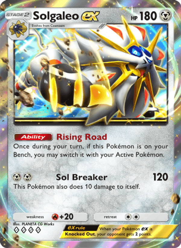 Carta Pokémon Solgaleo ex 122