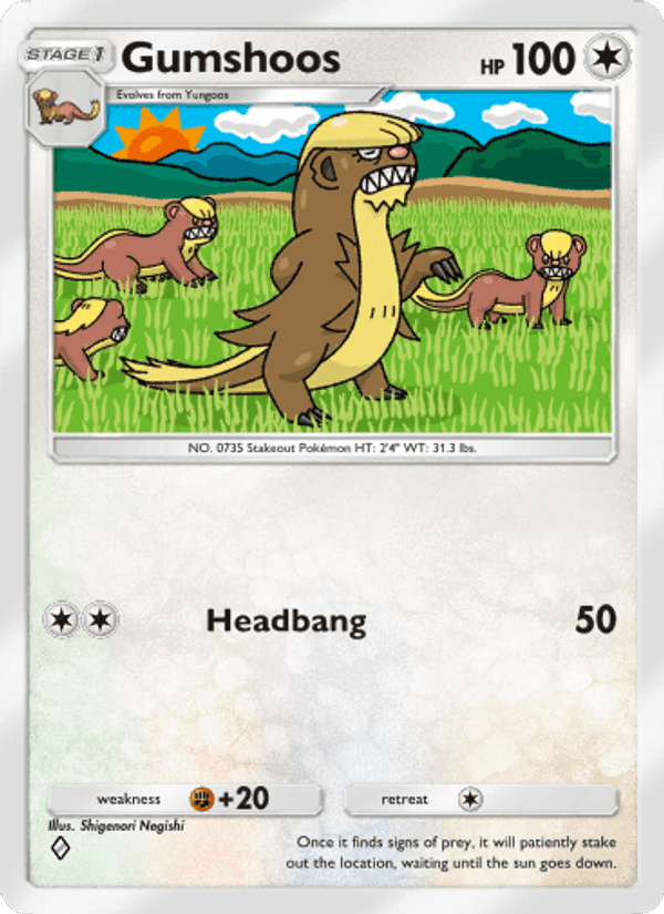 Carta Pokémon Gumshoos 137