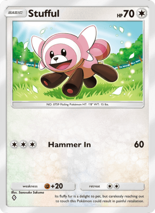 Carta Pokémon Stufful 138