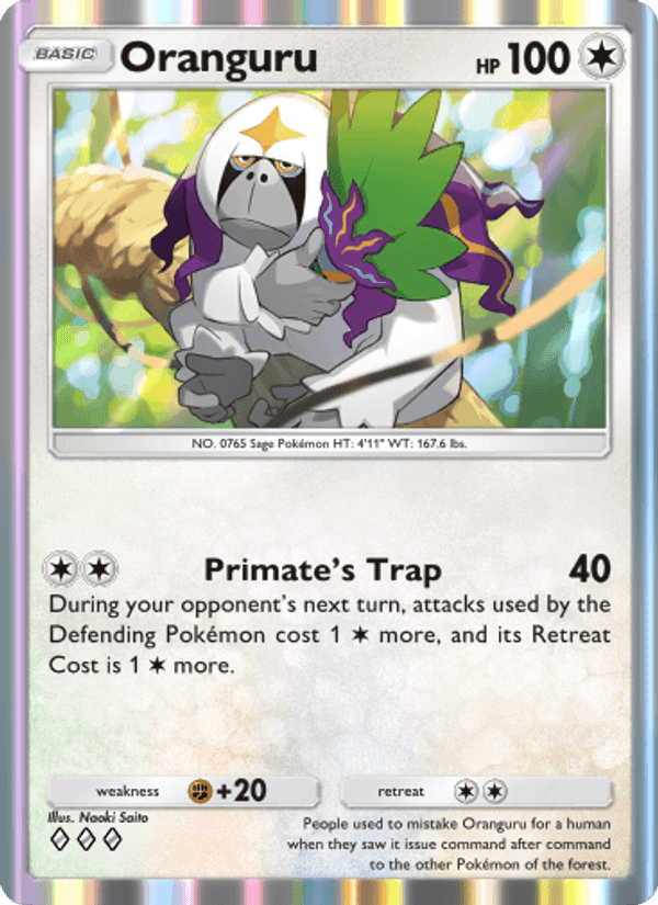 Carta Pokémon Oranguru 140