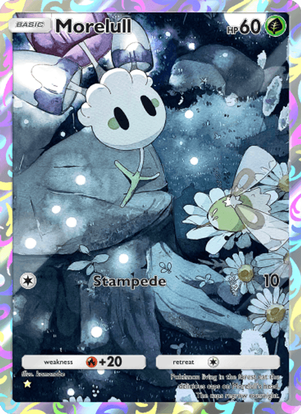 Carta Pokémon Morelull 157