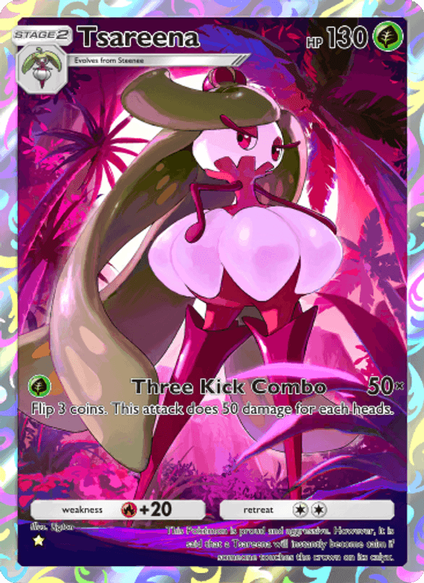 Carta Pokémon Tsareena 158