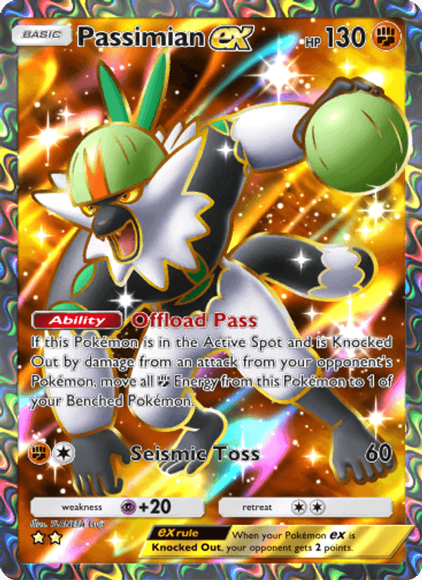 Carta Pokémon Passimian ex 187