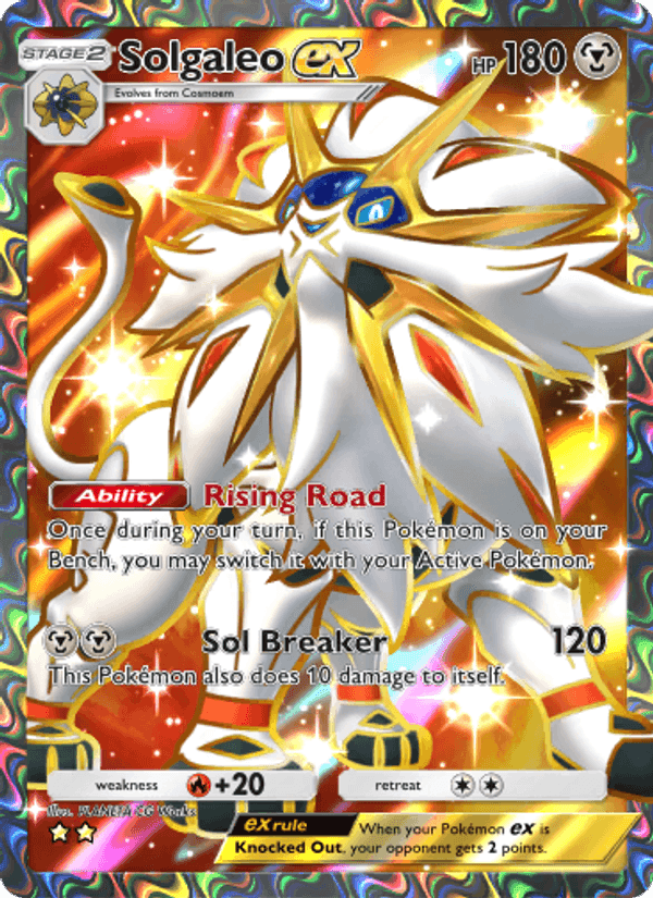 Carta Pokémon Solgaleo ex 189