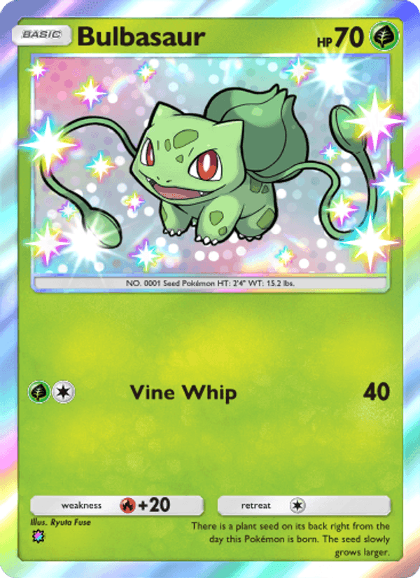 Carta Pokémon Bulbasaur 210