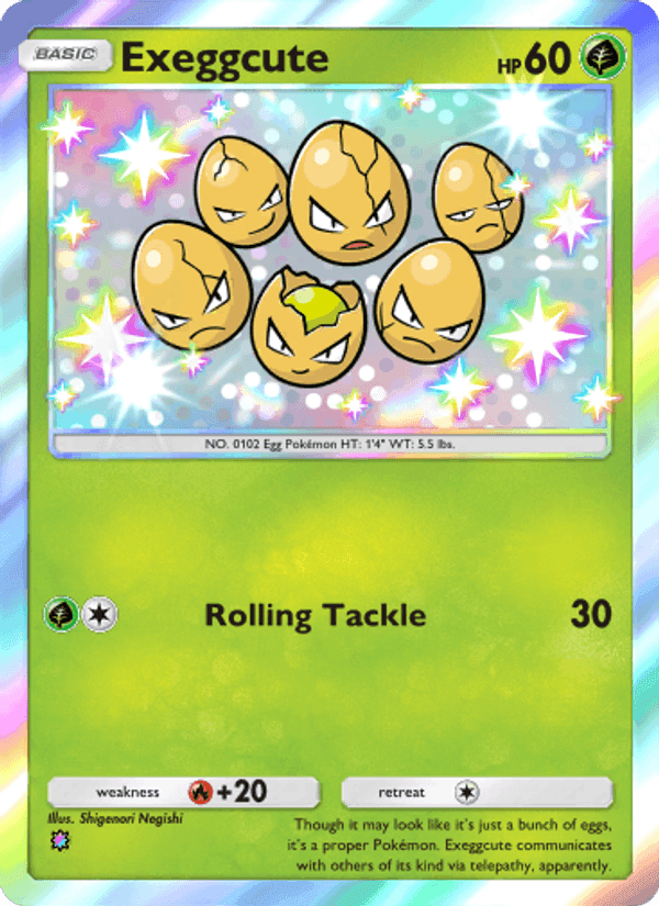 Carta Pokémon Exeggcute 213