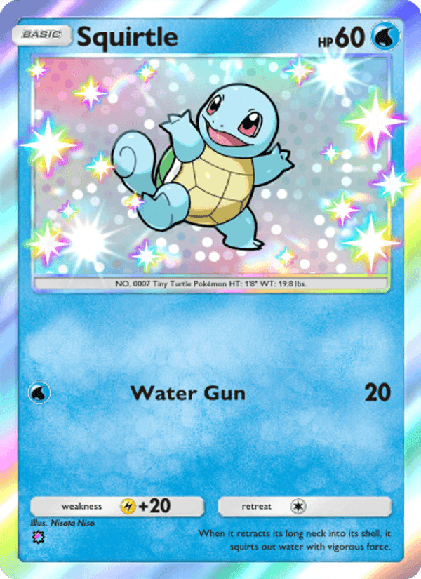 Carta Pokémon Squirtle 215