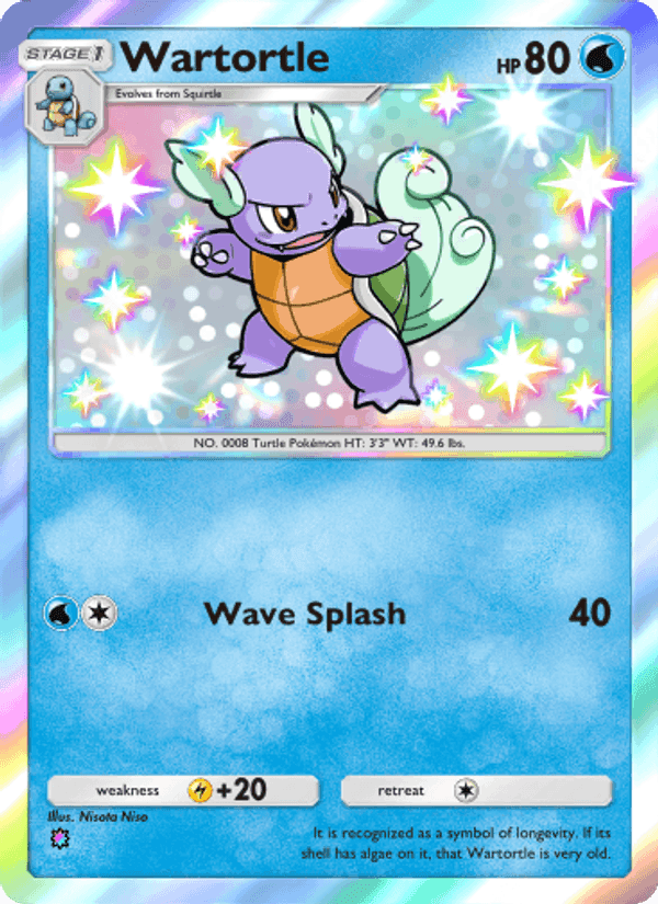 Carta Pokémon Wartortle 216