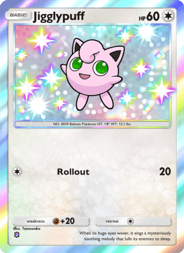 Carta Pokémon Jigglypuff 228 de A3