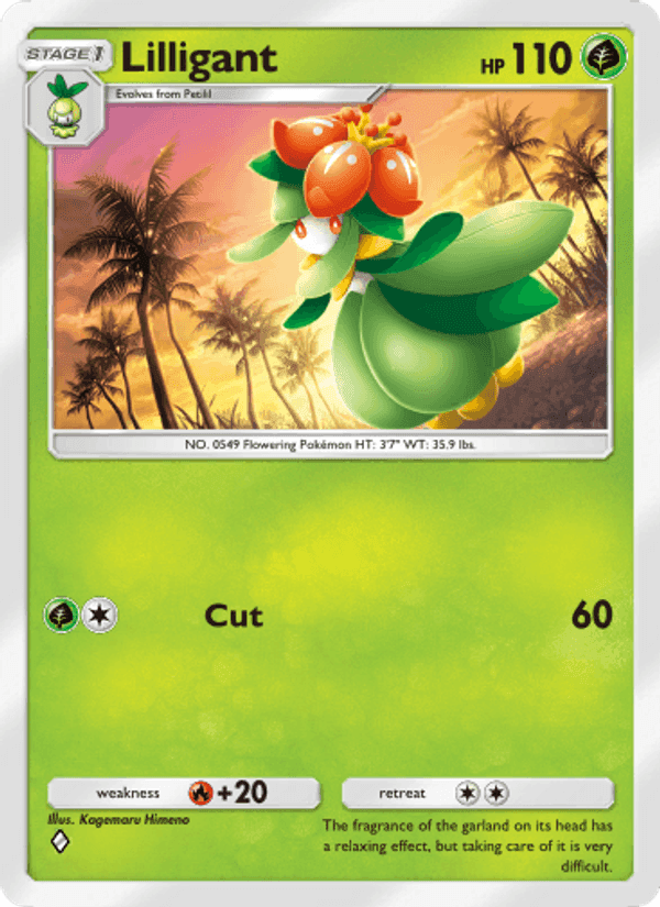 Carta Pokémon Lilligant 002