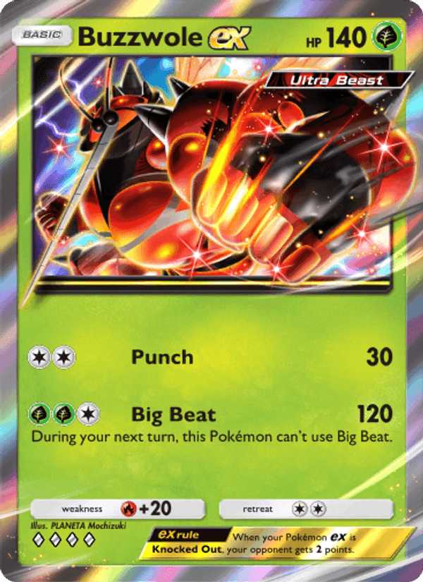 Carta Pokémon Buzzwole ex 006