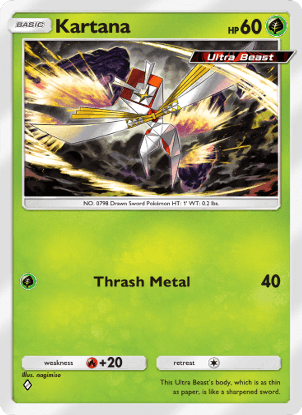 Carta Pokémon Kartana 008