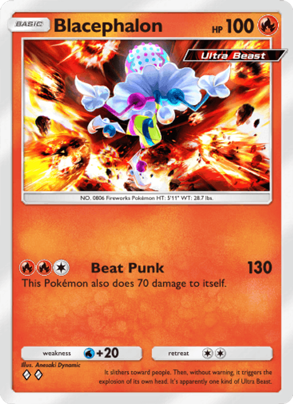 Carta Pokémon Blacephalon 009