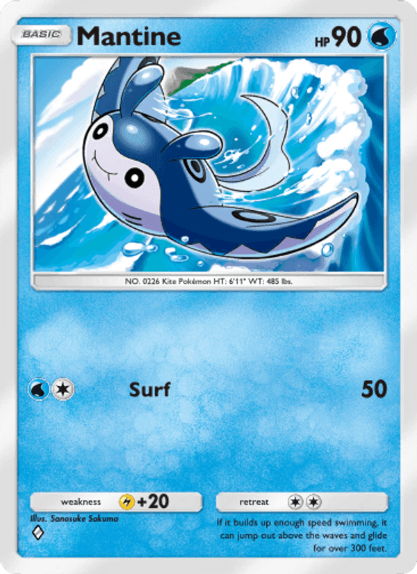 Carta Pokémon Mantine 010 de A3a
