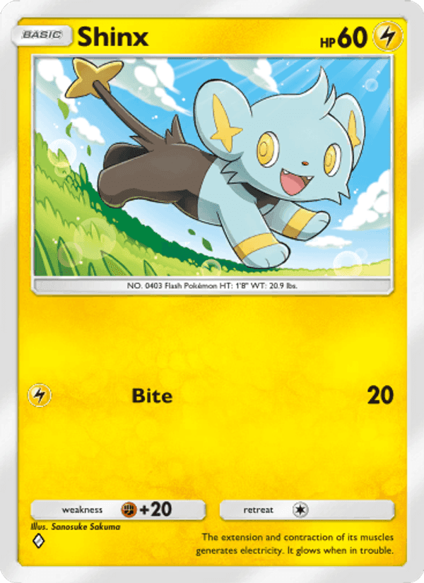 Carta Pokémon Shinx 013