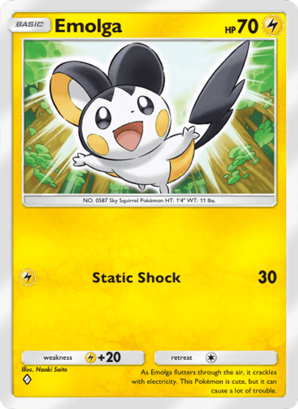 Carta Pokémon Emolga 018