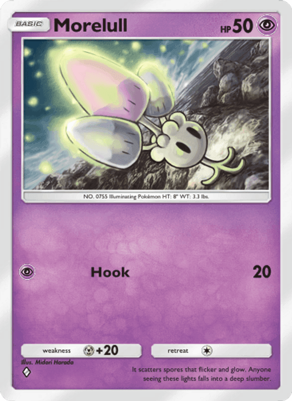 Carta Pokémon Morelull 026