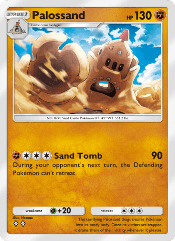 Carta Pokémon Palossand 036