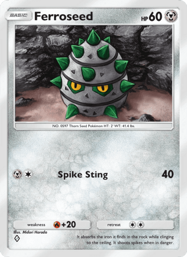 Carta Pokémon Ferroseed 051