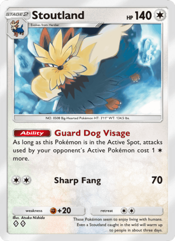 Carta Pokémon Stoutland 056