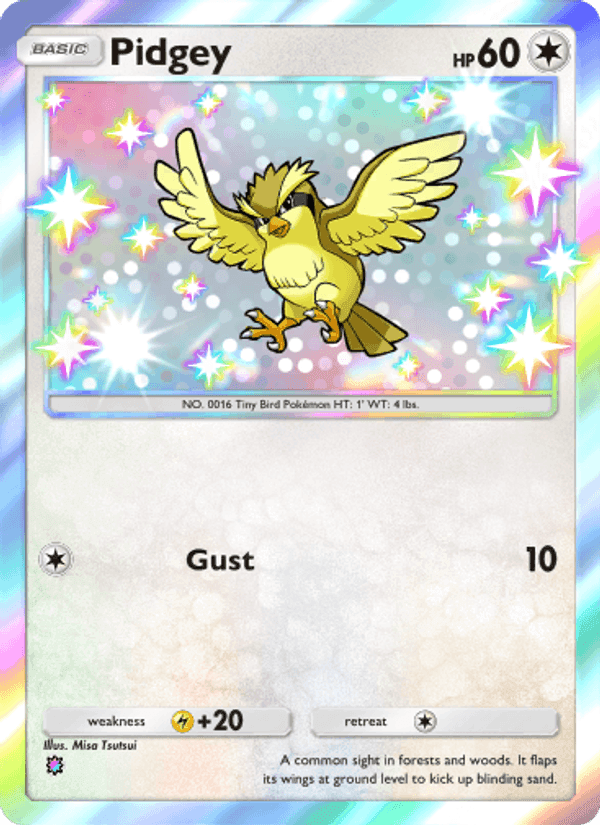 Carta Pokémon Pidgey 095