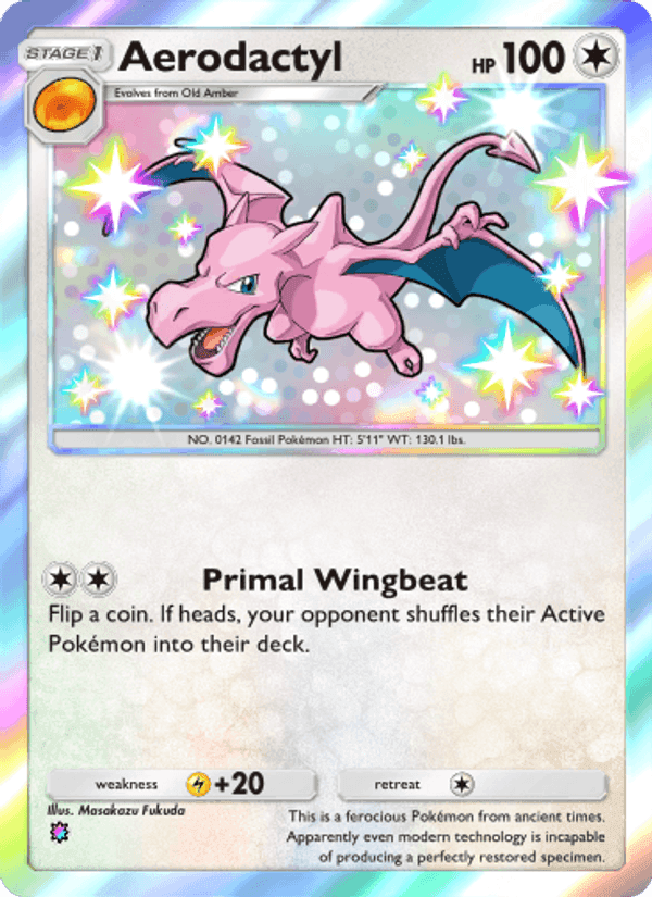 Carta Pokémon Aerodactyl 098