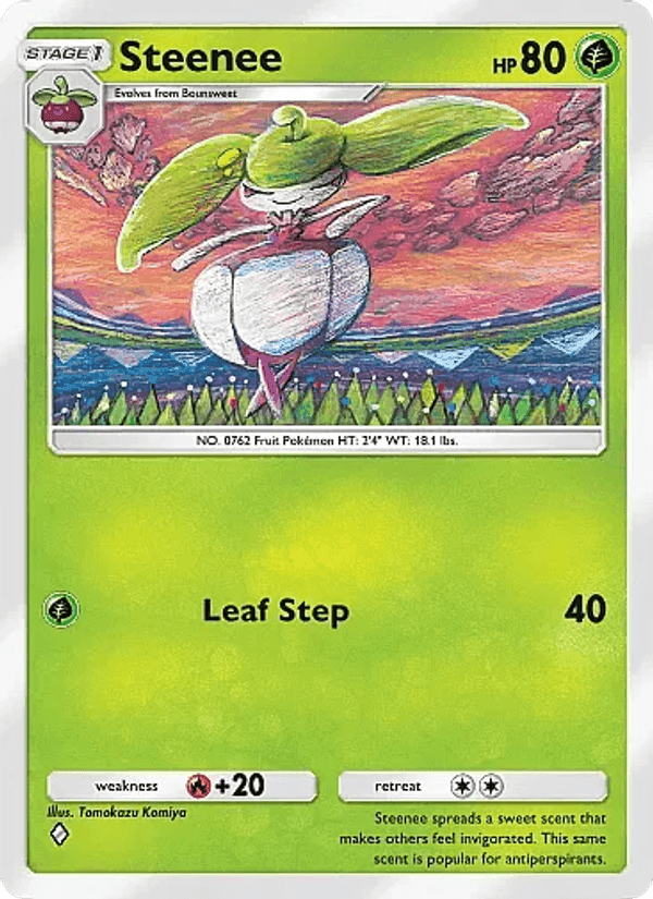 Carta Pokémon Steenee 004