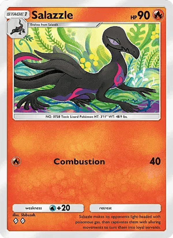 Carta Pokémon Salazzle 015