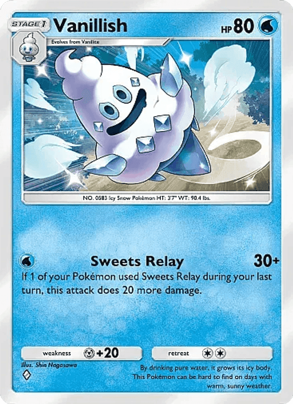 Carta Pokémon Vanillish 019