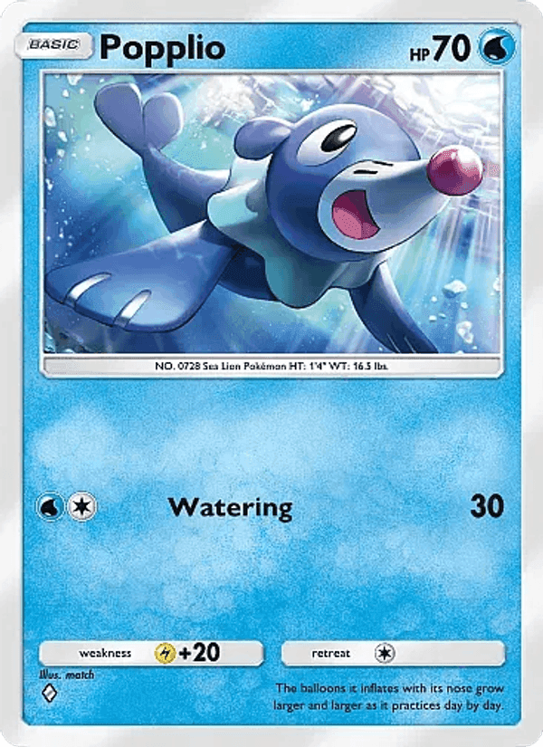 Carta Pokémon Popplio 022