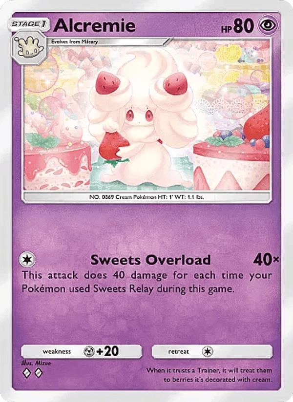 Carta Pokémon Alcremie 037