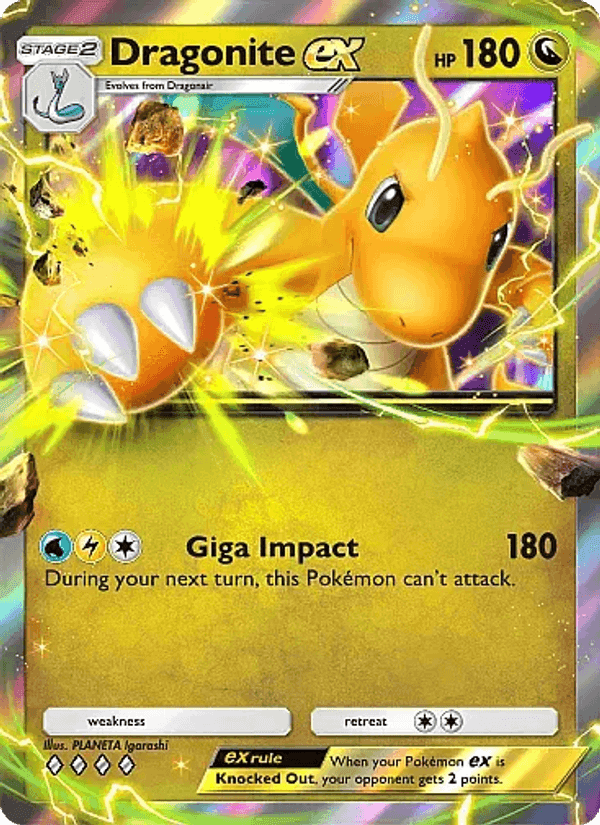 Carta Pokémon Dragonite ex 053