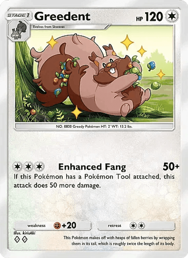 Carta Pokémon Greedent 065