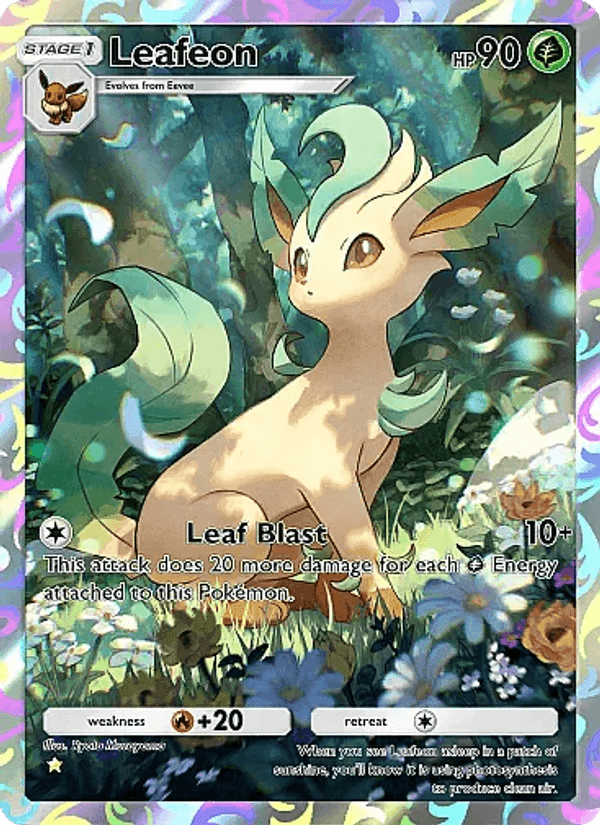 Carta Pokémon Leafeon 070