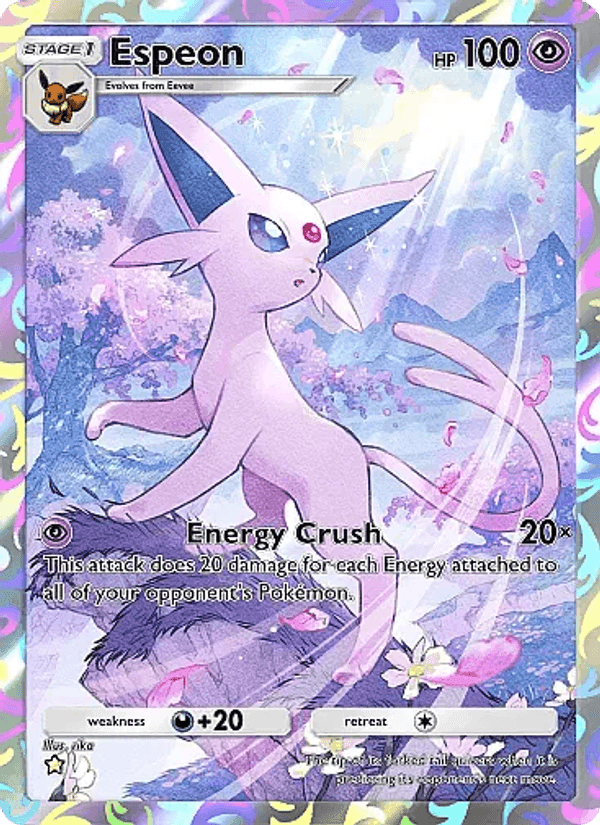 Carta Pokémon Espeon 075