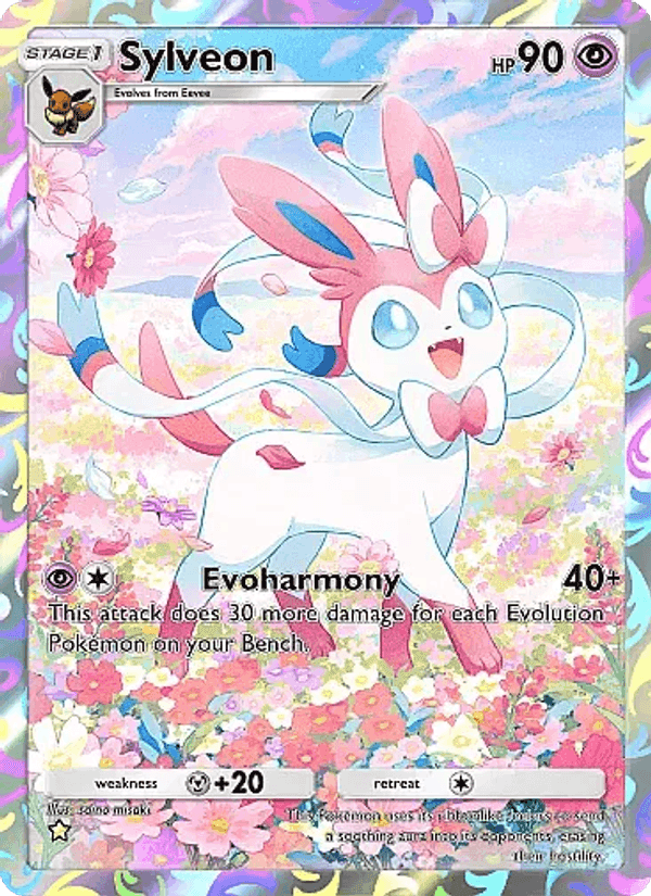 Carta Pokémon Sylveon 076