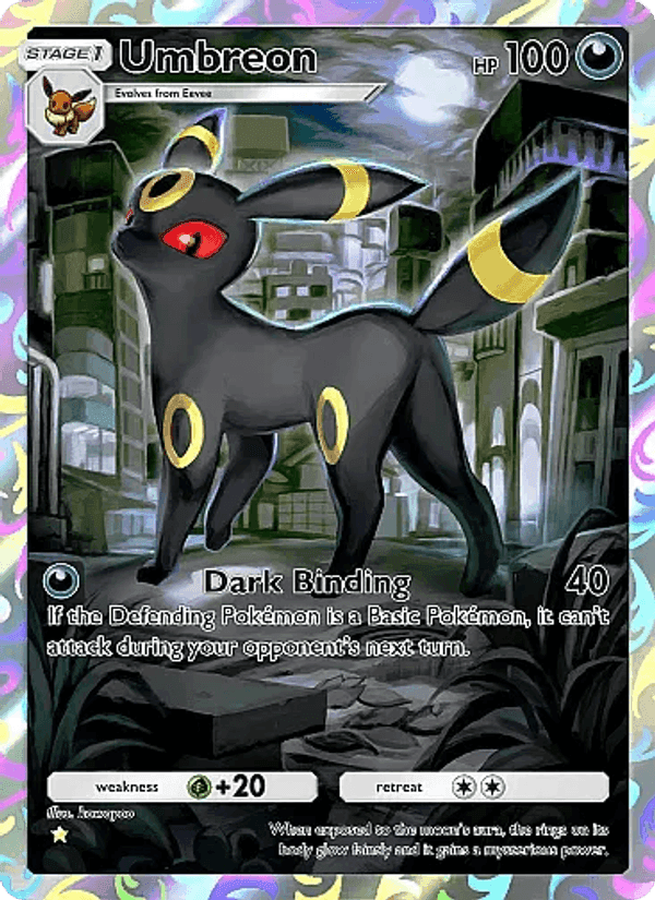 Carta Pokémon Umbreon 077